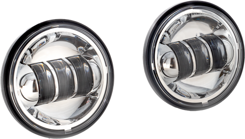 4.5" Passing Lamps Chrome Indian 4.5" Passing Lamps Chrome Indian