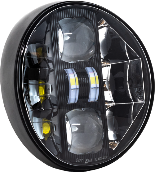 Led Headlight Blk/Chr `18 Up St Breakout Led Headlight Blk/Chr `18 Up St Breakout