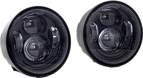 Led Headlight Kit (Pair) Blk `08 17 Fatbob Led Headlight Kit (Pair) Blk `08 17 Fatbob