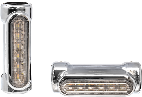 Engine Guard Led Lights Chr White/Amber Engine Guard Led Lights Chr White/Amber