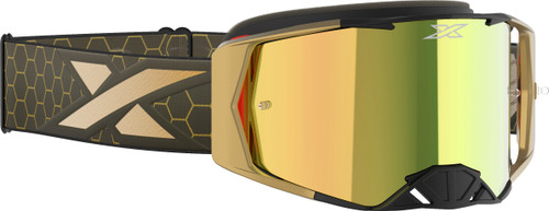 Lucid Goggle Solid Gold W/Gold Mirror Lucid Goggle Solid Gold W/Gold Mirror
