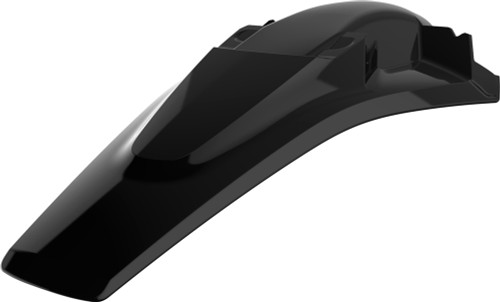 Rear Fender W/Taillight Tabs Black