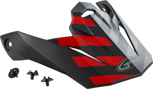 Visor W/Screws Fame Mx 86 Matte Black/Red/Silver Visor W/Screws Fame Mx 86 Matte Black/Red/Silver