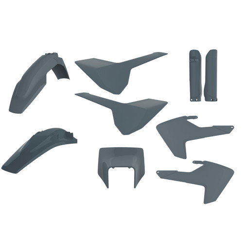 Enduro Kit With Mask Nardo Grey Hus 90898 Enduro Kit With Mask Nardo Grey Hus 90898