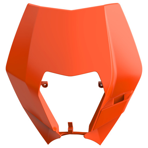 Headlight Mask Ktm Orange 8666700001 Headlight Mask Ktm Orange 8666700001