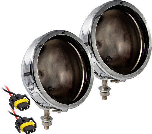 Fog/Passing Light Bucket 4.5" Chrome