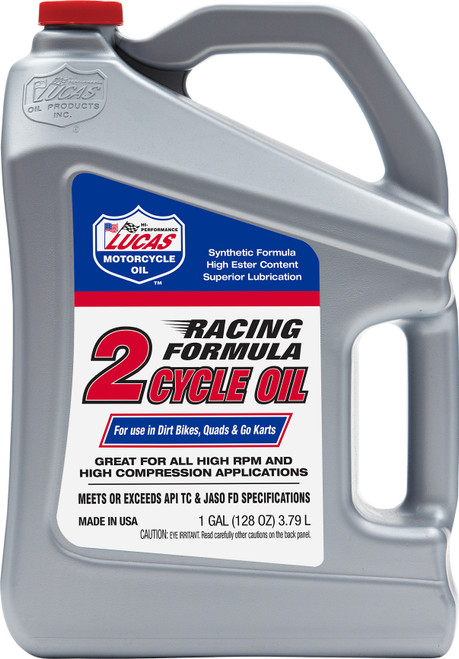 Racing 2 Cycle Oil 1 Gal 4/Case Racing 2 Cycle Oil 1 Gal 4/Case