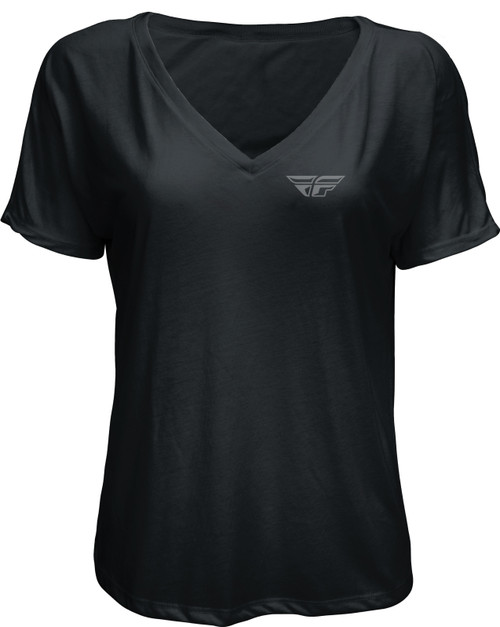 Women's Fly Crush Tee Black 2x