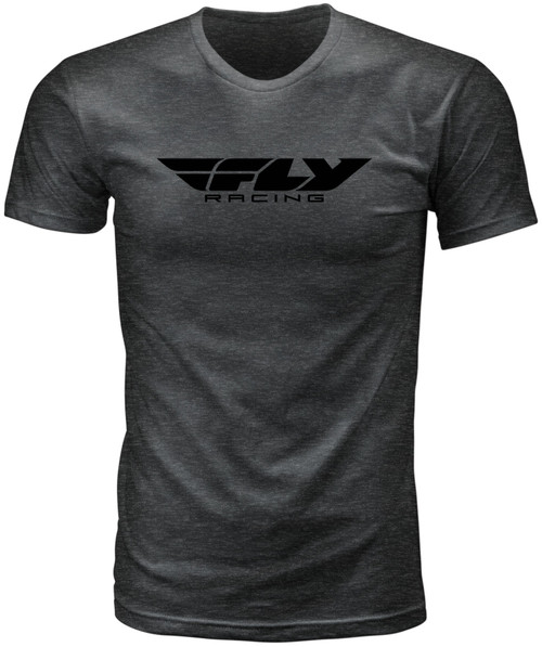Fly Corporate Tee Black Onyx Heather Sm