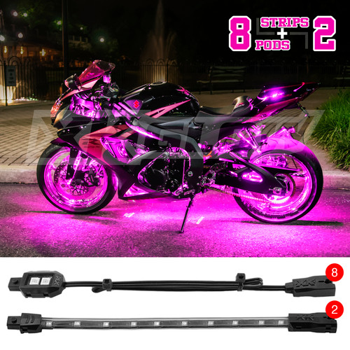 Pink Led Strip 10pc Kit Pink Led Strip 10pc Kit