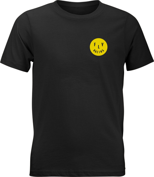 Youth Fly Smile Tee Black Ys
