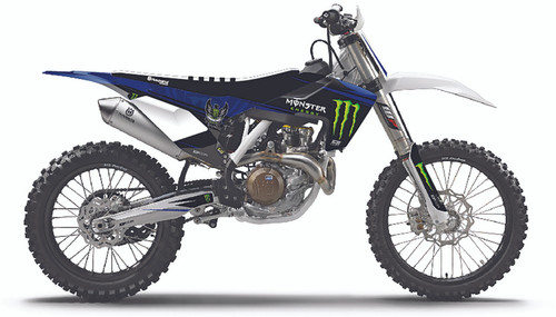 Monster Energy Complete Graphic Kit White