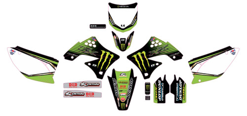 Complete Kit 19 Monster Kaw Kxf 450 White Bg 20-20-719