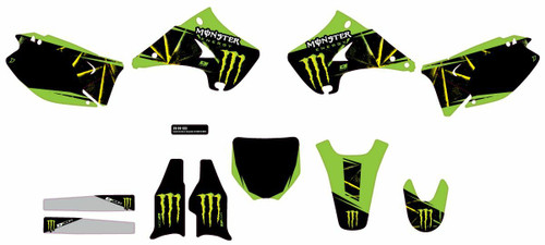 Cmplt Kit Monster Energy Slash White Bg 20-20-133