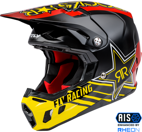Formula Cc Rockstar Helmet Black/Red/Yellow Xl Formula Cc Rockstar Helmet Black/Red/Yellow Xl