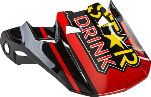 Formula Cc Rockstar Helmet Visor Black/Red/Yellow Yl Sm Formula Cc Rockstar Helmet Visor Black/Red/Yellow Yl Sm
