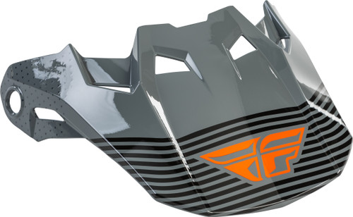 Formula Cc Primary Helmet Visor Matte Grey/Orange Yl Sm Formula Cc Primary Helmet Visor Matte Grey/Orange Yl Sm
