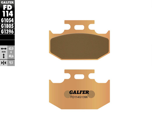 Brake Pads Sintered Fd114g1396