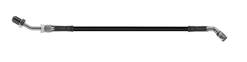 Goodridge 78in Universal Clutch Line w/SS Fittings & Black Hose - 45Deg Banjo w/AN3 Fitting