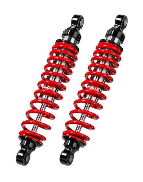 Bitubo WMB0 Twinshocks Adjustable: Spring Preload, Length 361mm, Red Spring PV040WMB01