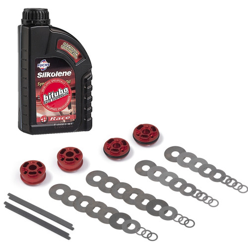 Bitubo KFORK Kit Fork: Rebound-Compression Pistons, Shims, + 1 Lt. Oil KFORK040