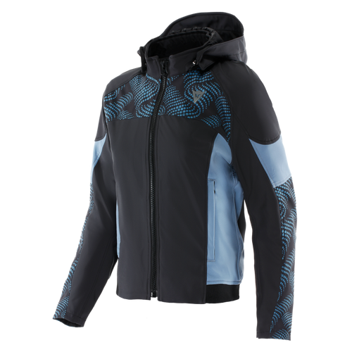 Dainese Ignite 2 Tex Jacket Womens Black/Blue Mirage Size - 46
