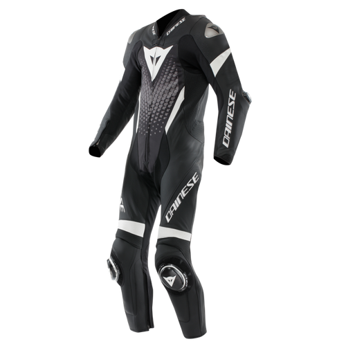 Dainese Laguna Seca 6 1PC Leather Suit Perforated Black/White/Anthracite Size - 46 Short