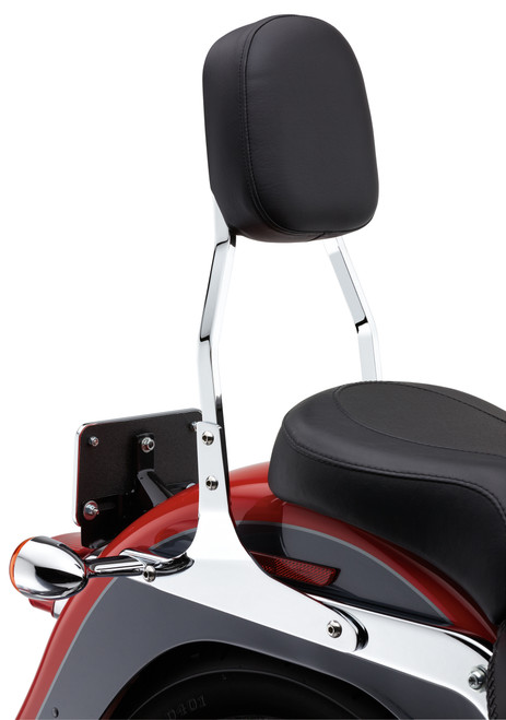 Standard Sissy Bar Round Blk Flstf 07 17 Fxst/S/B 06 10
