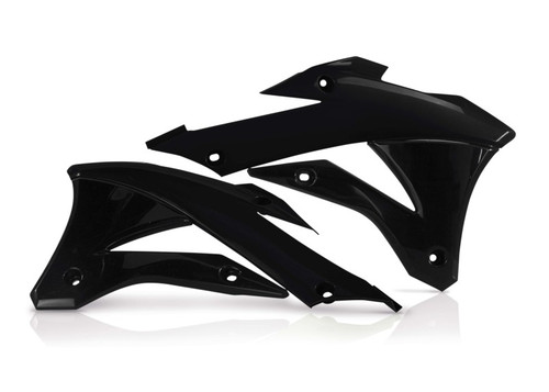 Acerbis 14-21 Kawasaki KX85/100 Radiator Shroud - Black 2374070001