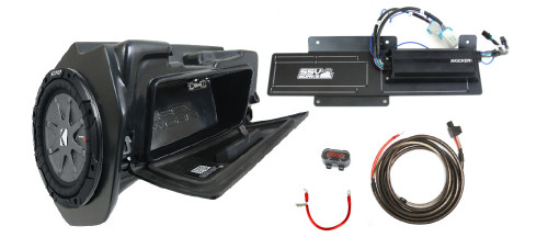 Glovebox Kicker Sub W/Amp Pol Ride Command Glovebox Kicker Sub W/Amp Pol Ride Command
