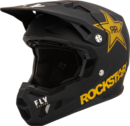 Formula Cc Rockstar Helmet Matte Black/Gold Xl Formula Cc Rockstar Helmet Matte Black/Gold Xl