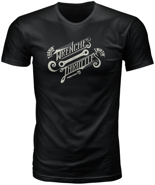 Throttle Tee Black Lg Throttle Tee Black Lg