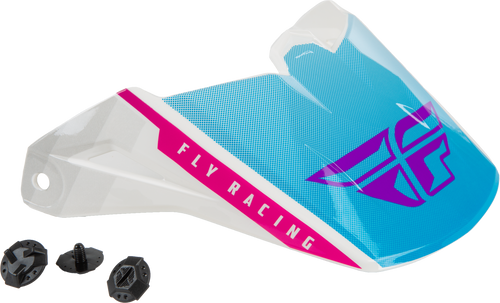Kinetic Drift Helmet Visor Pink/White/Blue Kinetic Drift Helmet Visor Pink/White/Blue