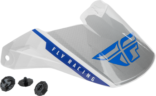 Kinetic Drift Helmet Visor Blue/Charcoal/White Kinetic Drift Helmet Visor Blue/Charcoal/White