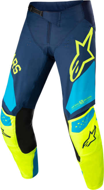 Techstar Factory Pants Drk Blu/Ylw Fluo/Blu Neo Sz 28