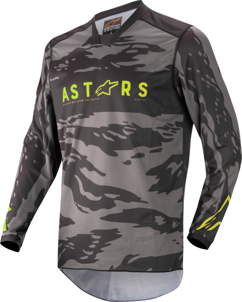 Youth Racer Tactical Jersey Blkgrey Camoylw Fluo Yx