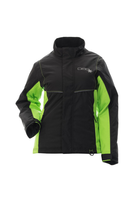 Trail Jacket Black/Green Apple 3x