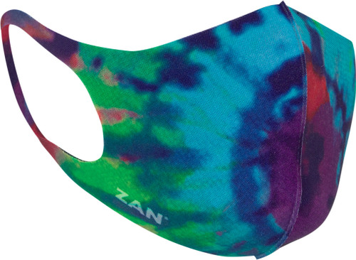 Lightweight Face Mask 2/Pk Multi Color Tie Dye / Black