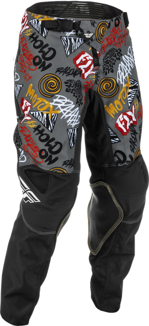 Youth Kinetic Rebel Pants Black/Grey Sz 20