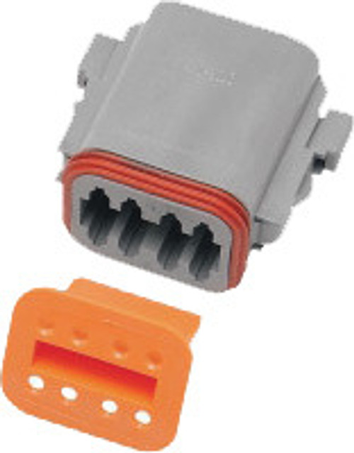 8 Wire Grey Deutsch Plug & Wdglck Hd# 72138 94gy 8 Wire Grey Deutsch Plug & Wdglck Hd# 72138 94gy