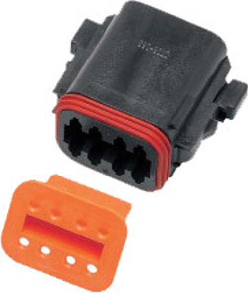 8 Wire Black Deutsch Plug & Wdglck Hd# 72118 94bk 8 Wire Black Deutsch Plug & Wdglck Hd# 72118 94bk