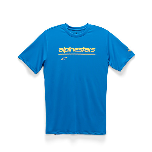 Tech Line Up Performace Tee Bright Blue Lg