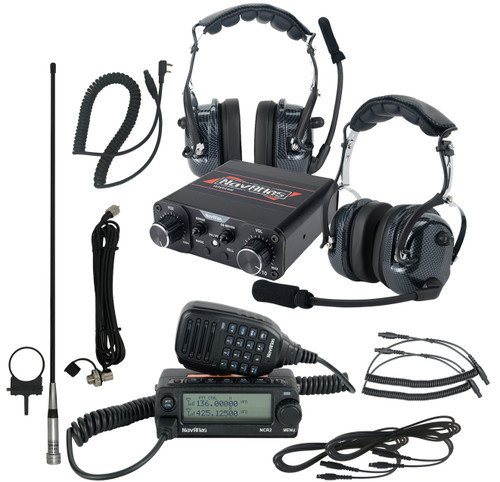2 Person Over Head Headset Communication Package 2 Person Over Head Headset Communication Package