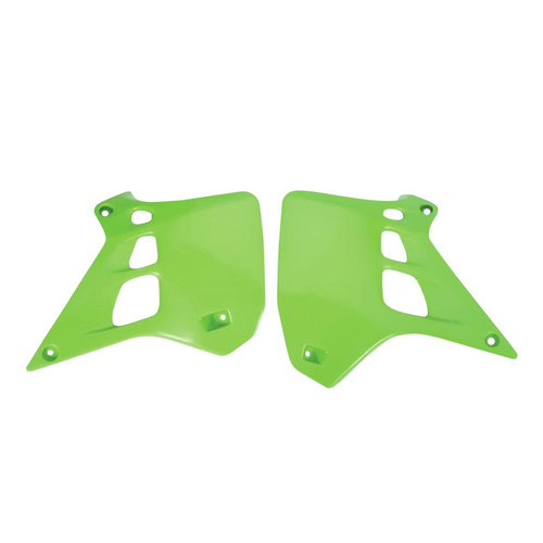 Radiator Scoops Kx125 Green Radiator Scoops Kx125 Green