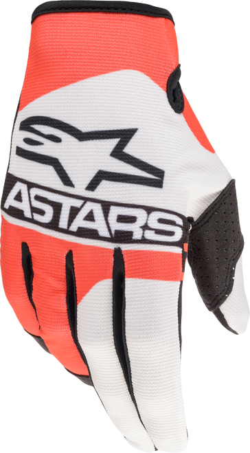 Radar Gloves Off White/Red Fluo/Blue 2x Radar Gloves Off White/Red Fluo/Blue 2x