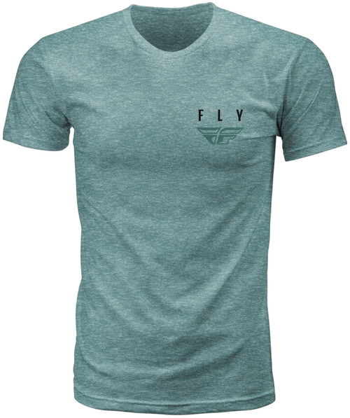 Fly K121 Tee Dusty Blue Heather 2x