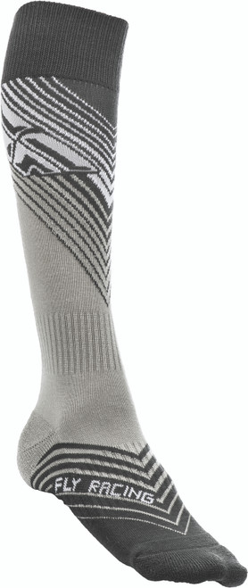 Fly Mx Socks Thin Black/White Lg/Xl