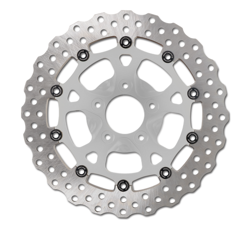 Performance Machine Disc Carr Dominator 320Mm X .20 Ff No O/S Front Chrome
