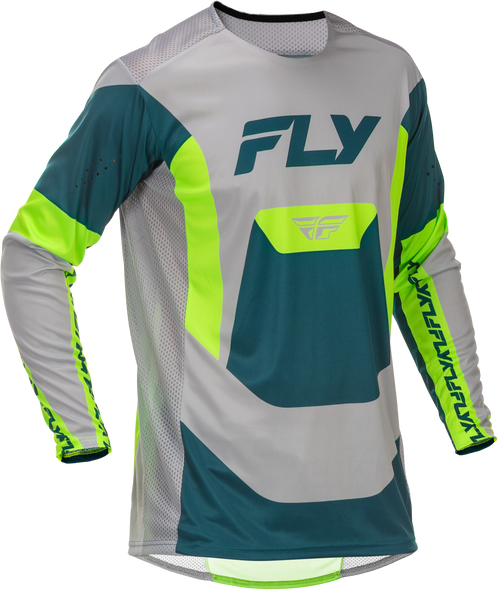 Lite Jersey Grey/Lime/Teal 2x