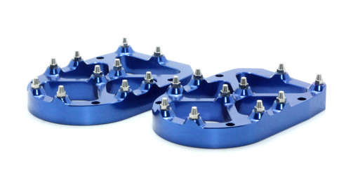 Pro Series Foot Peg Risers Blue 13mm Pro Series Foot Peg Risers Blue 13mm